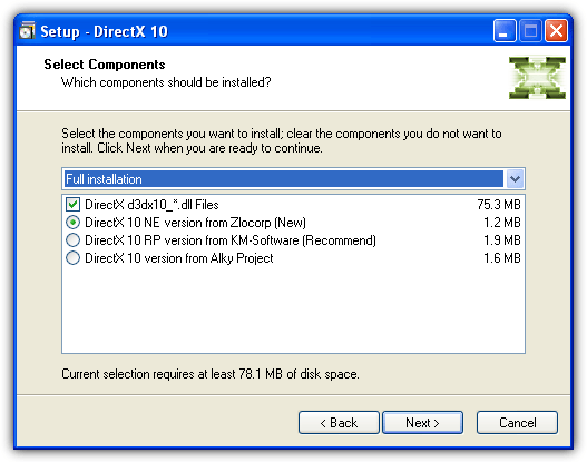 dxcpl windows 10 32 bit